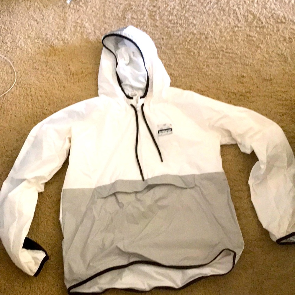 VS PINK windbreaker. White. Size M